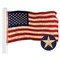 G128 Combo Pack: American USA Tea-Stained Flag 1x1.5 Ft & 1776 Tea-Stained Flag 1x1.5 Ft | Both ToughWeave Pro Series Embroidered 420D Polyester, Embroidered Design, Indoor/Outdoor, Brass Grommets
